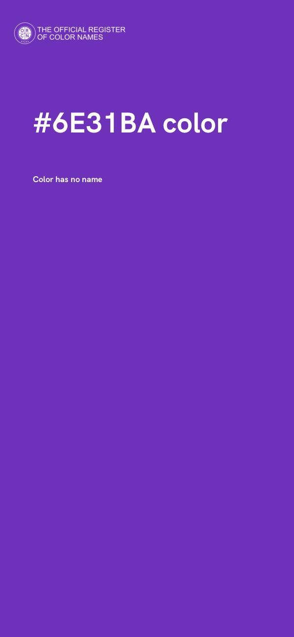 #6E31BA color image