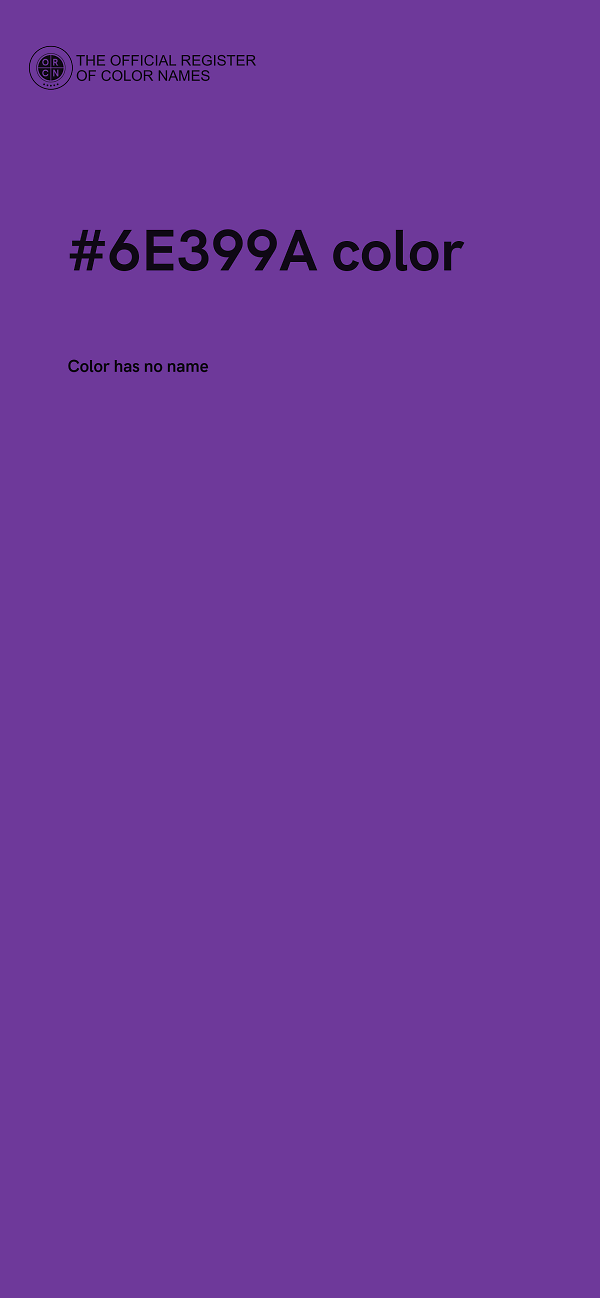 #6E399A color image