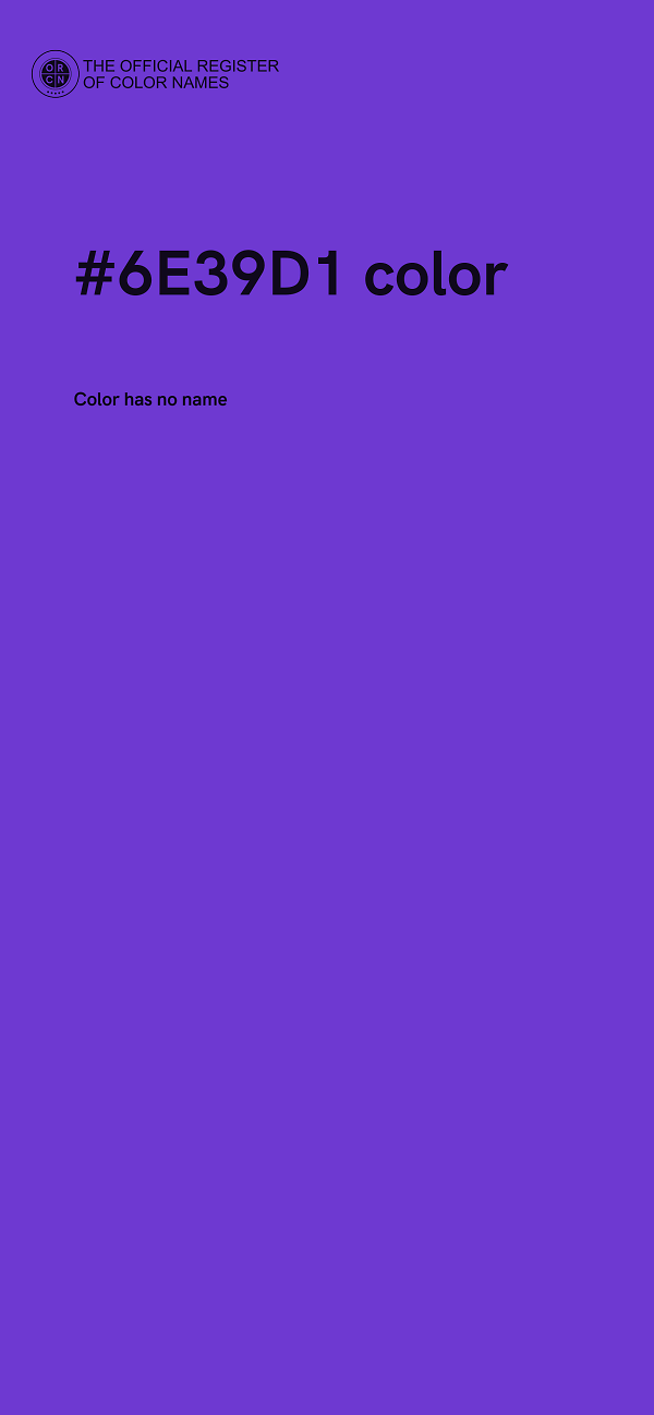 #6E39D1 color image