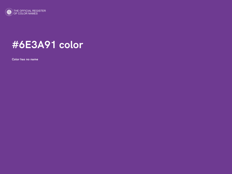 #6E3A91 color image