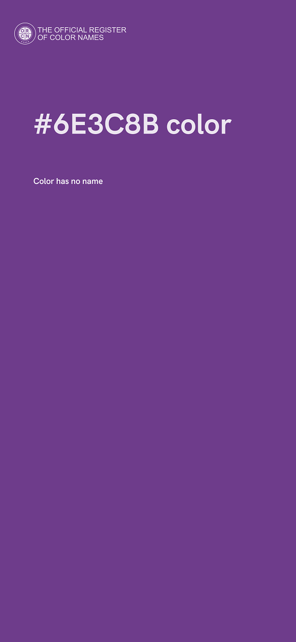 #6E3C8B color image