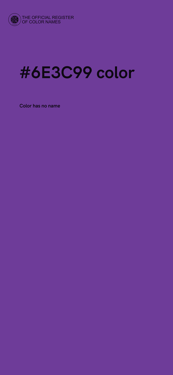 #6E3C99 color image