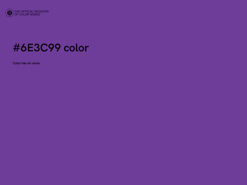 #6E3C99 color image