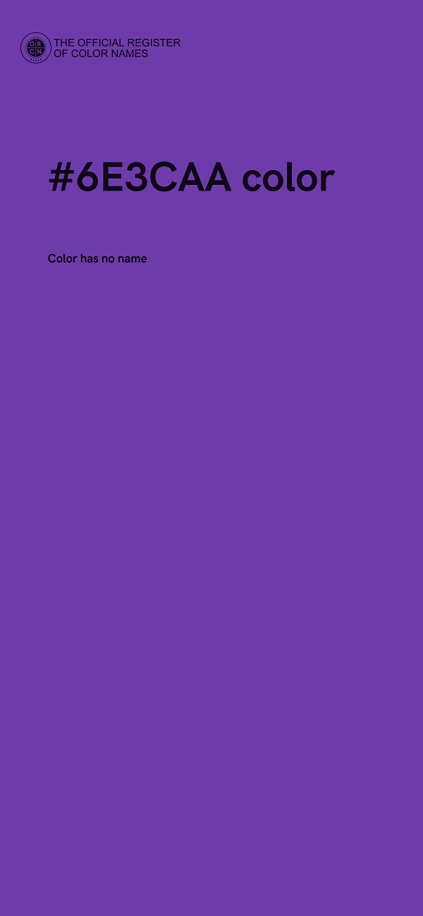 #6E3CAA color image