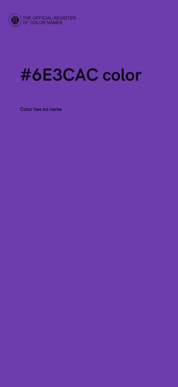 #6E3CAC color image