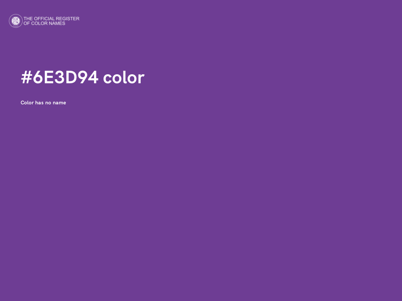#6E3D94 color image