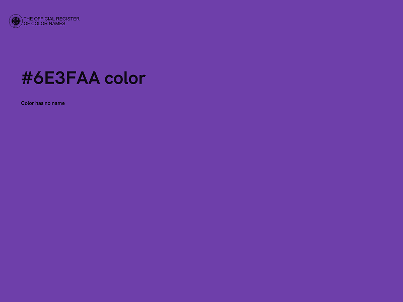 #6E3FAA color image