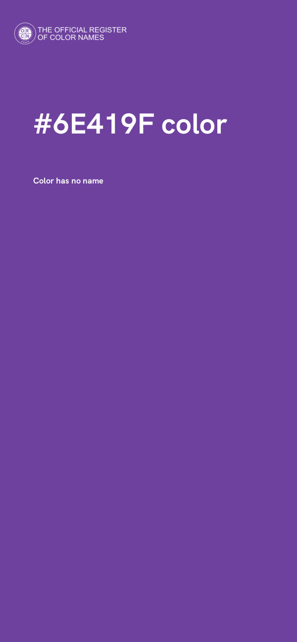 #6E419F color image