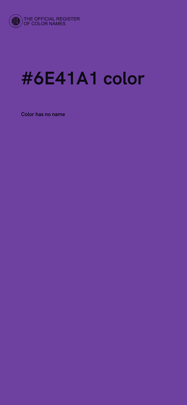#6E41A1 color image