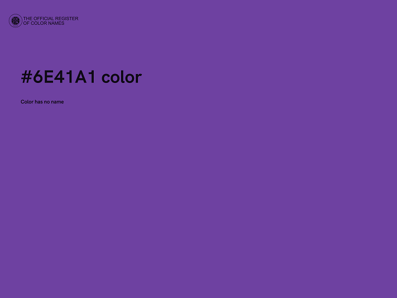 #6E41A1 color image