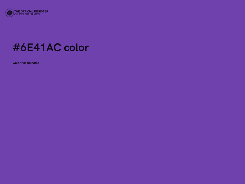 #6E41AC color image