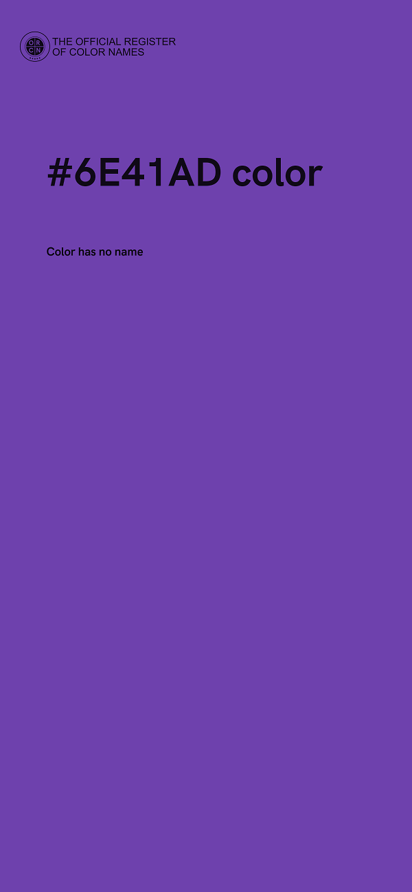 #6E41AD color image