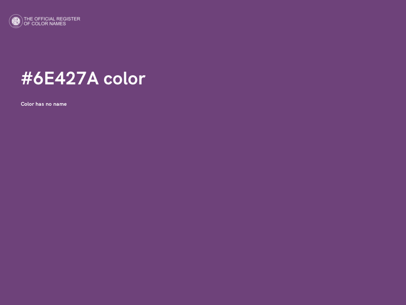 #6E427A color image