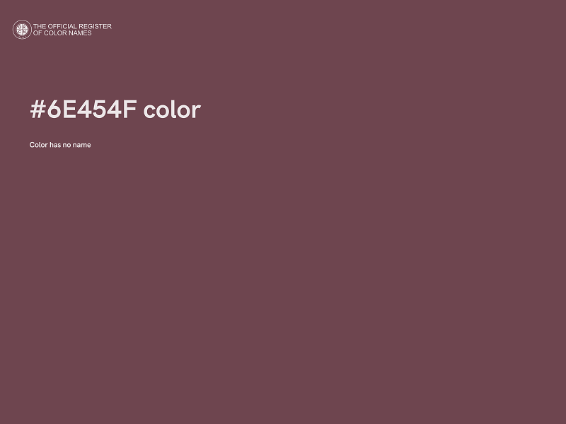 #6E454F color image