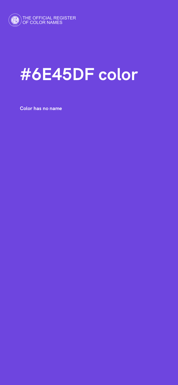 #6E45DF color image