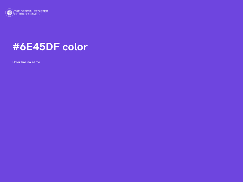 #6E45DF color image