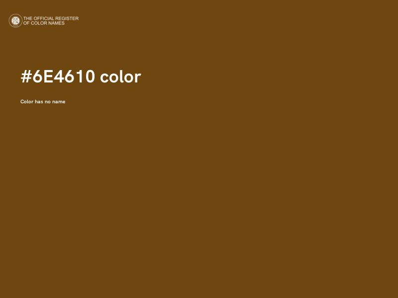 #6E4610 color image