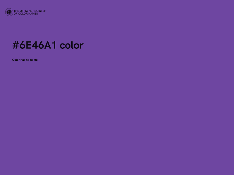 #6E46A1 color image