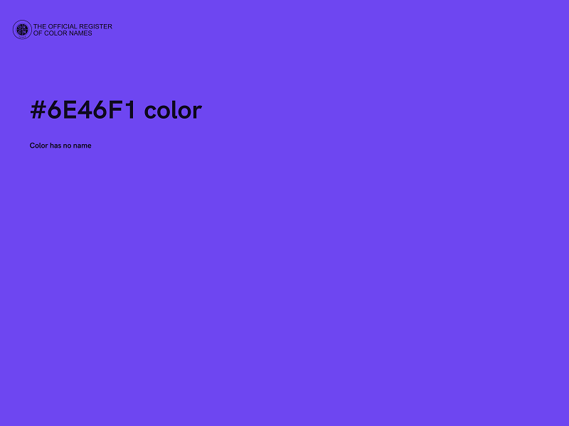 #6E46F1 color image