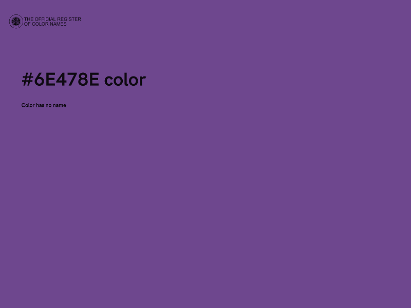 #6E478E color image