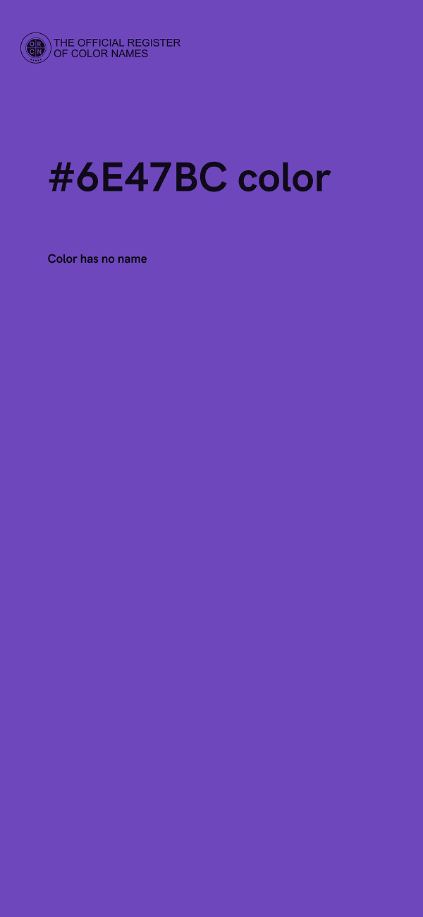 #6E47BC color image