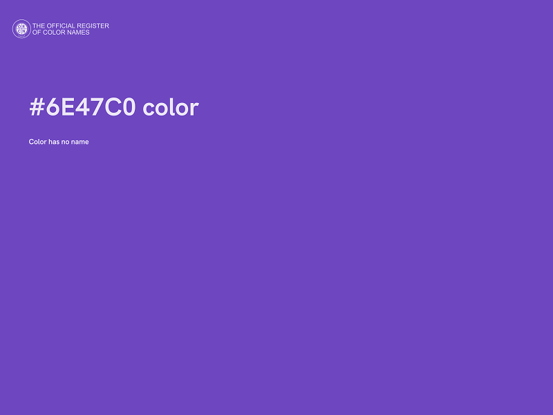 #6E47C0 color image
