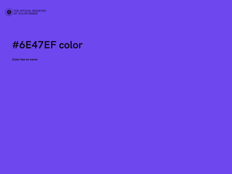 #6E47EF color image