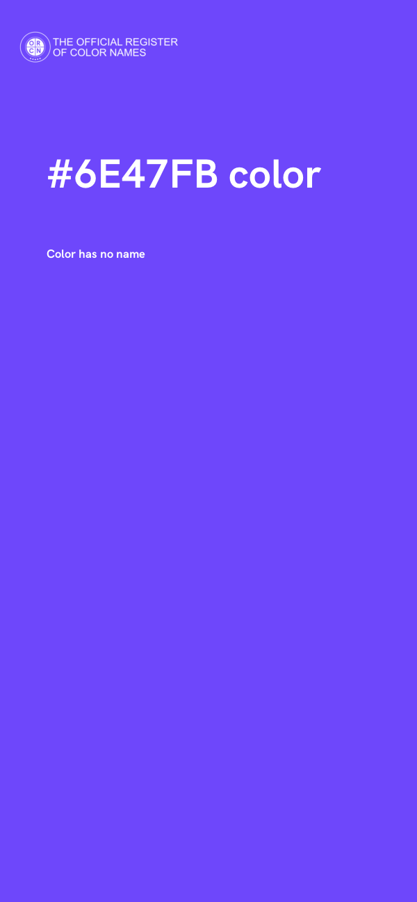 #6E47FB color image
