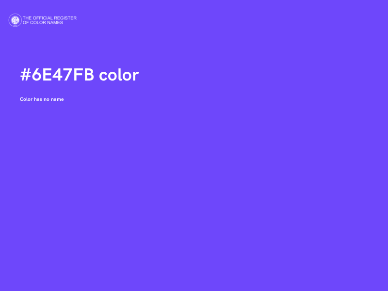 #6E47FB color image