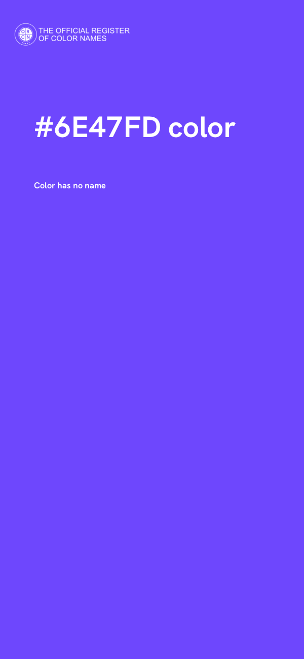 #6E47FD color image