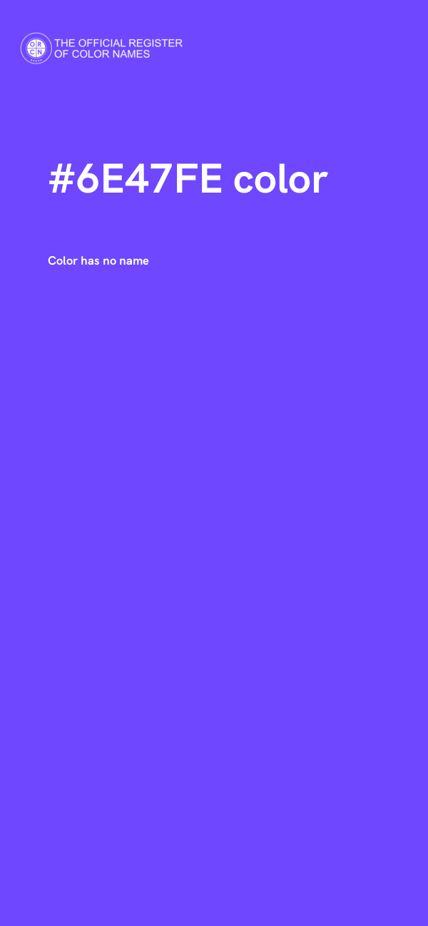 #6E47FE color image