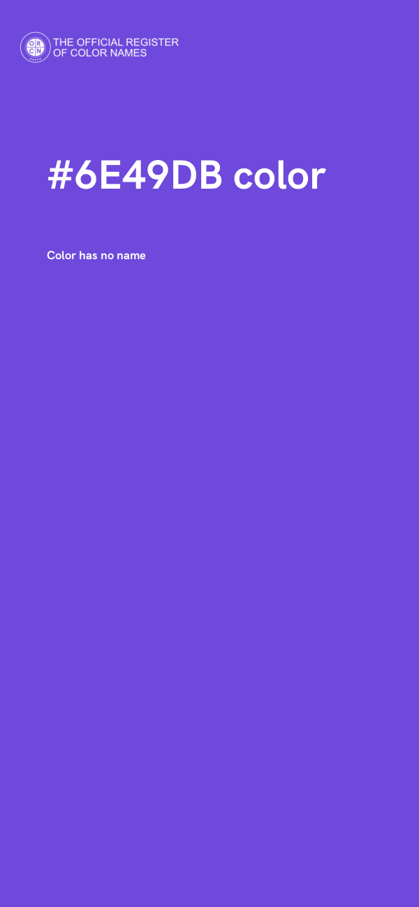 #6E49DB color image