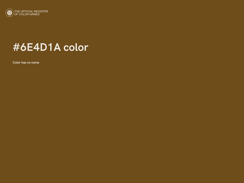 #6E4D1A color image