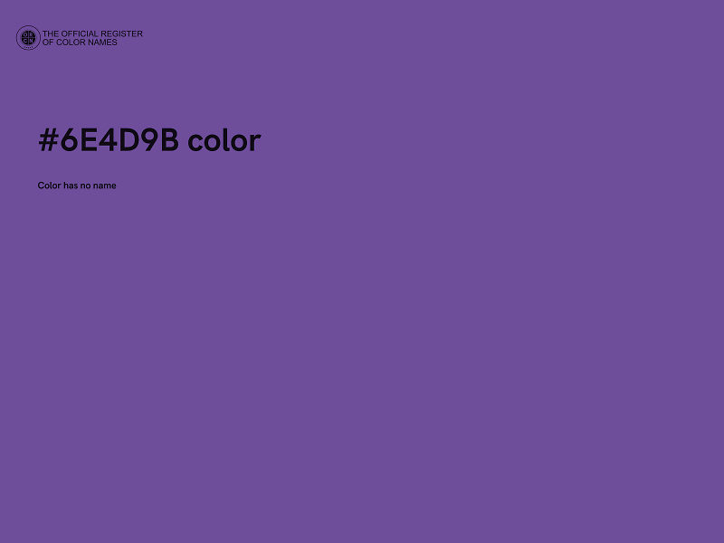 #6E4D9B color image