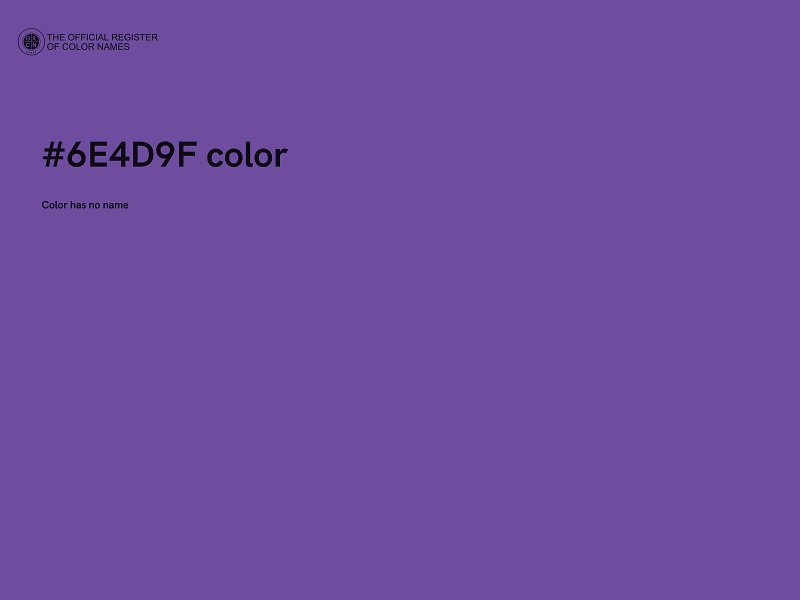 #6E4D9F color image
