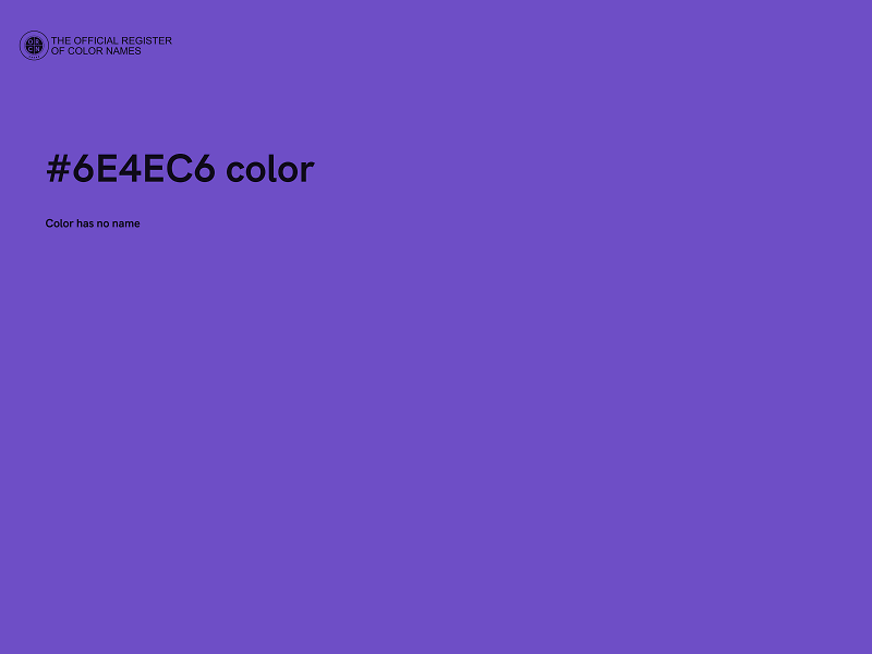 #6E4EC6 color image