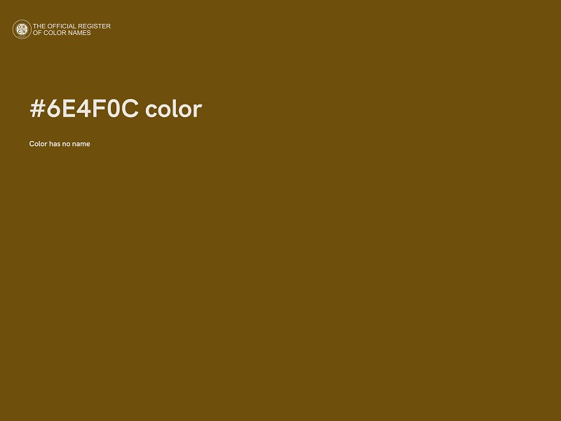 #6E4F0C color image