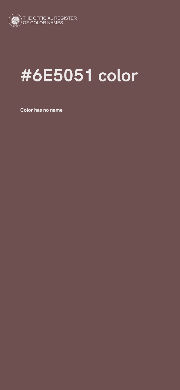 #6E5051 color image
