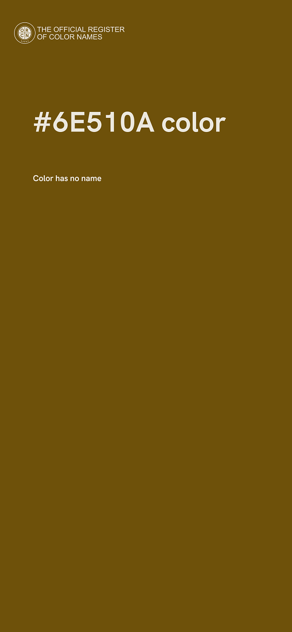#6E510A color image