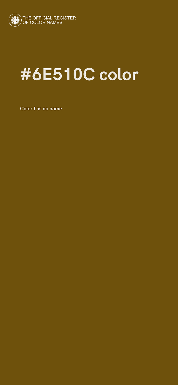 #6E510C color image