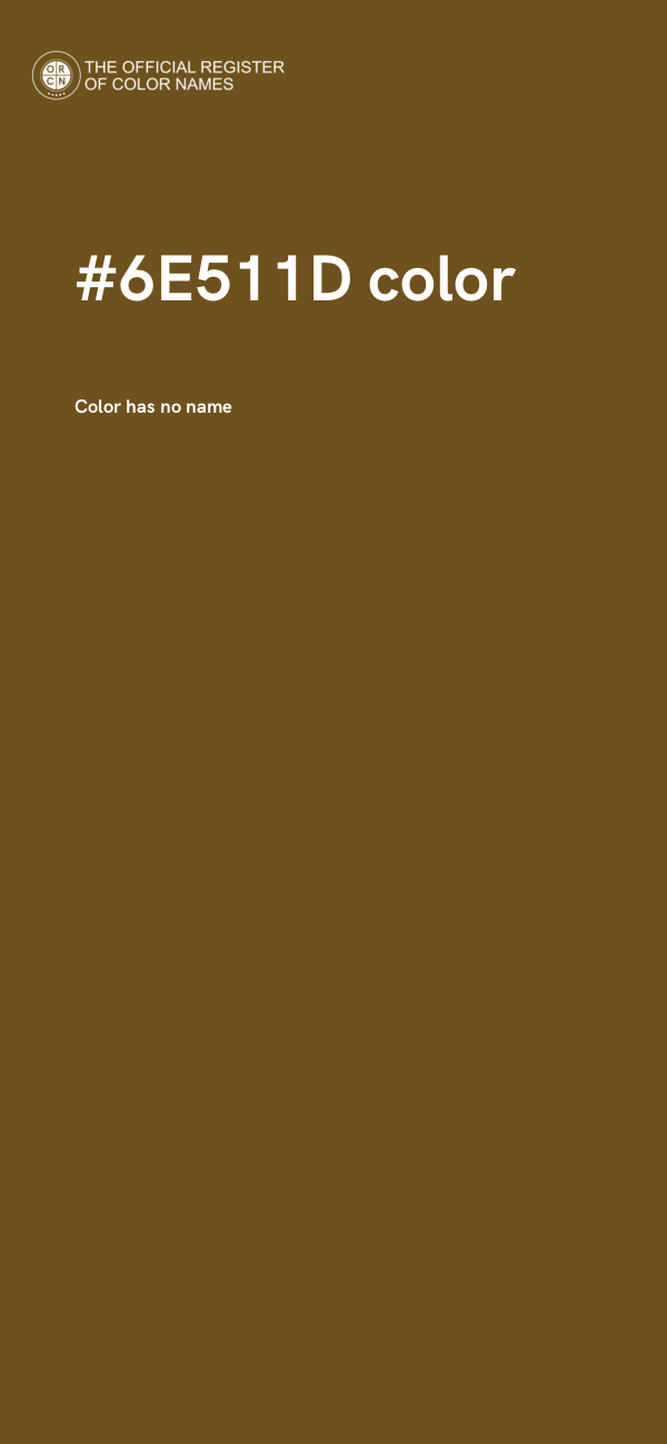 #6E511D color image