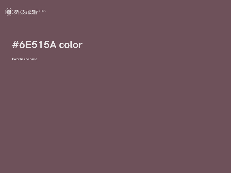 #6E515A color image