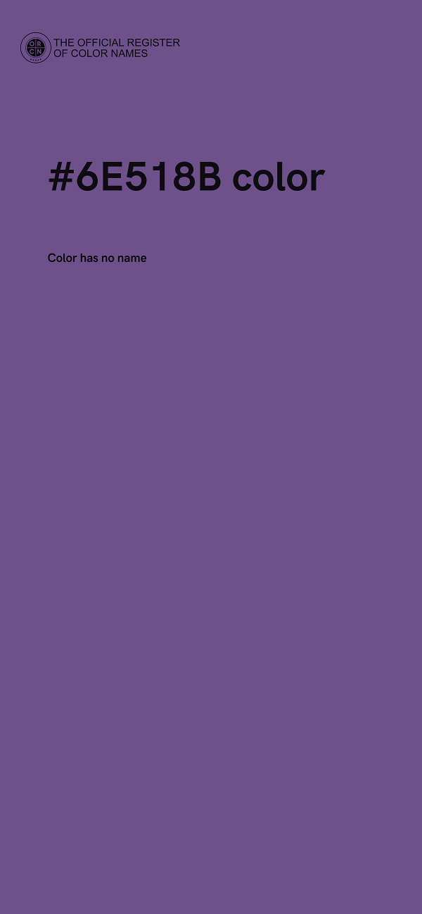 #6E518B color image
