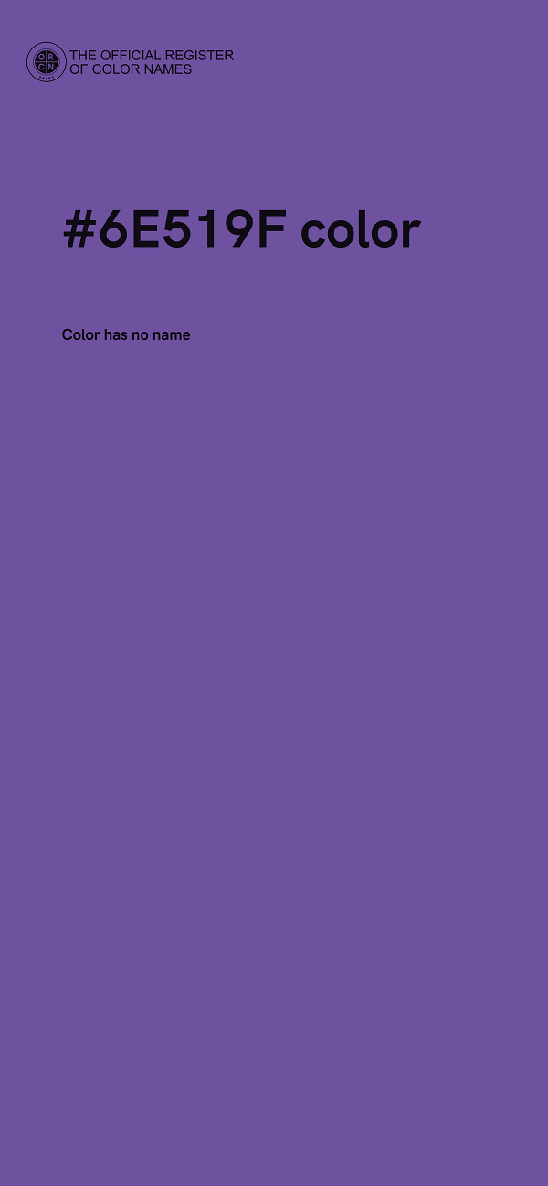 #6E519F color image