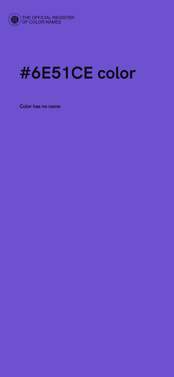 #6E51CE color image