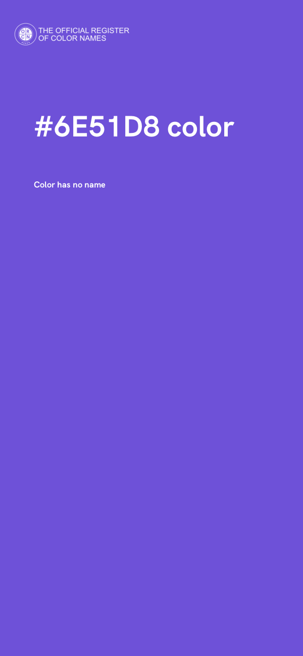 #6E51D8 color image
