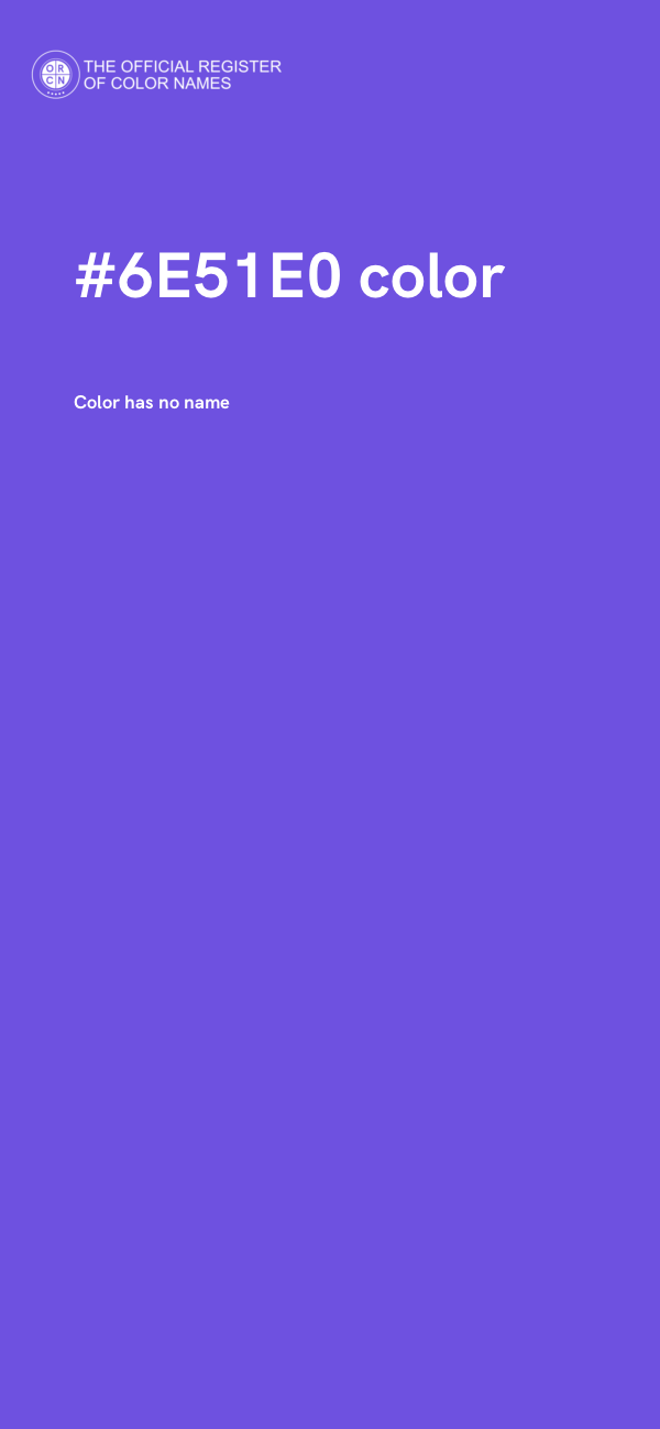 #6E51E0 color image