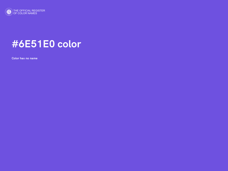 #6E51E0 color image