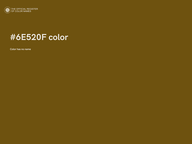 #6E520F color image