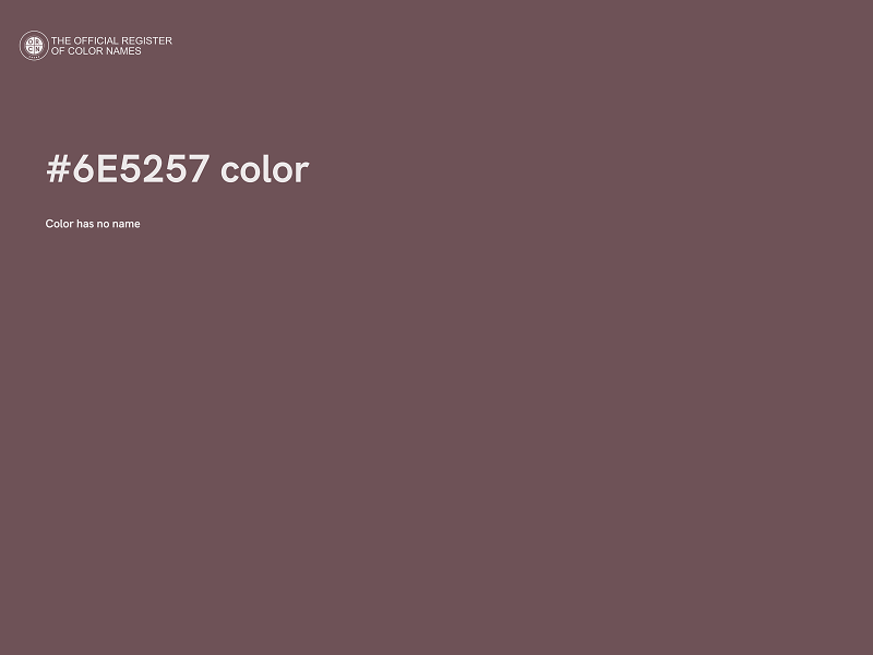 #6E5257 color image